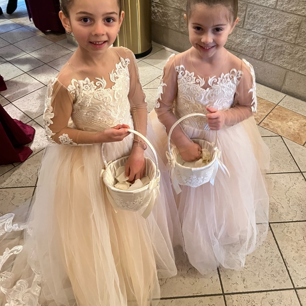 Beautiful flower girl dress from Ukraine